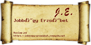 Jobbágy Erzsébet névjegykártya
